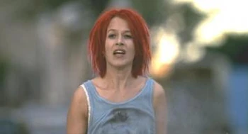 Franka Potente in Run Lola Run