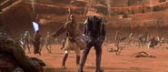 Temuera Morrison's death in Star Wars Episode II: Attack of the Clones