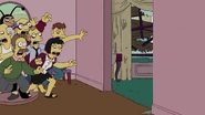Hank Azaria's animated death (two characters) in The Simpsons: Treehouse of Horror XX