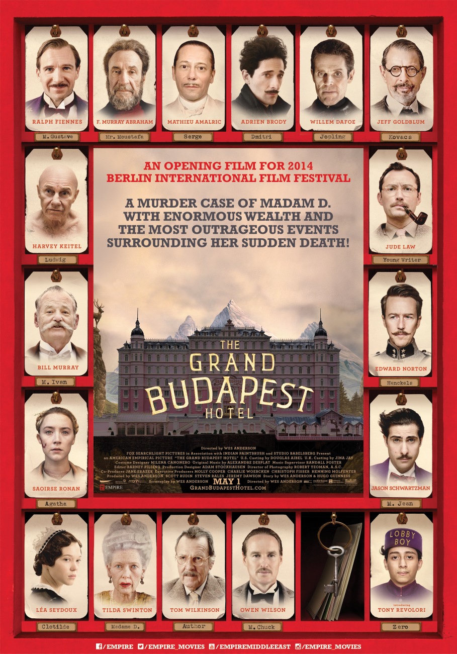 Kong Lear æggelederne Husk The Grand Budapest Hotel (2014) | Cinemorgue Wiki | Fandom
