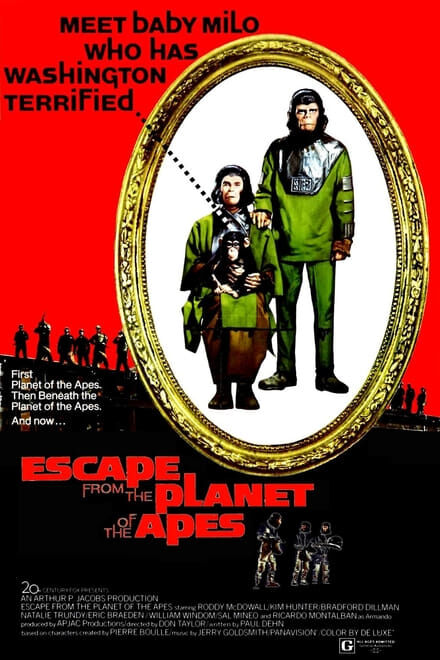 escape from the planet of the apes movie poster