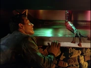 A martian’s death (the arm) in War of the Worlds (1953).