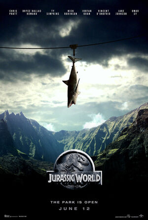 Jurassic world fan art poster by addictomovie-d8a1hpf