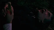 Christopher Lee's first death in Dracula A.D. 1972