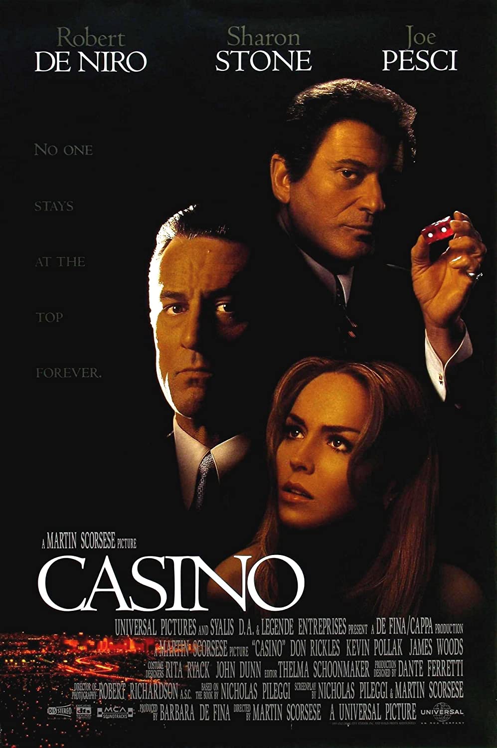 Casino 1995 Robert De Niro Joe Pesci Sharon Stone