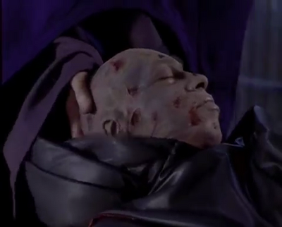 Walter Borden dead in 'Lexx-I Worship His Shadow'