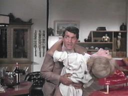 Nancy Kovack (with Dean Martin) in 'The Silencers'. 