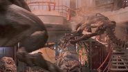 A Big One Raptor dead in Jurassic Park