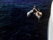 Clare Carey and Beau Dremann falling to their deaths in Uninvited