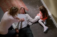 Skeet Ulrich (with Teri Polo and Caitlin Carmichael) in Law & Order: LA: Zuma Canyon