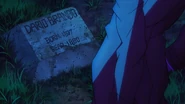 Steve Kramer's character's grave in JoJo's Bizarre Adventure - Phantom Blood: Dio the Invader