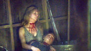 Tracy Spiridakos (with Elizabeth Mitchell) in Revolution: S#!& Happens