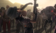Nika Futterman's animated death in "Star Wars: The Clone Wars: The Soft War".