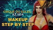 How to create beautiful Cirque du Soleil at Sea Makeup MSC Cruises VIAGGIO Tutorial