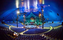 Dentro de la Grand Chapiteau, en gira con KOOZA