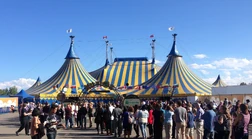 Wouter II de gira con Kurios, 2014.