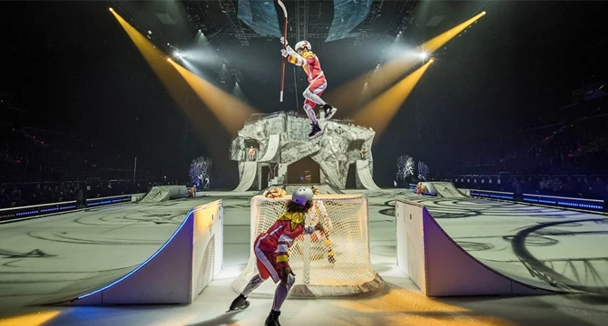 Cirque du Soleil sobre hielo.