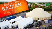 Circus BIG TOP Raising Time-lapse & Fun Facts 🎪 Cirque du Soleil BAZZAR