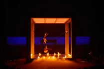 ECHO STAGE 3.jpg (489 kB) Dos animales se balancean entre la vida y la muerte dentro del cubo vacío.