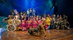 El elenco original de Amaluna.