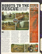 A article about Rescue Robots from Issue 6 of Robot Wars: The Official Magazine