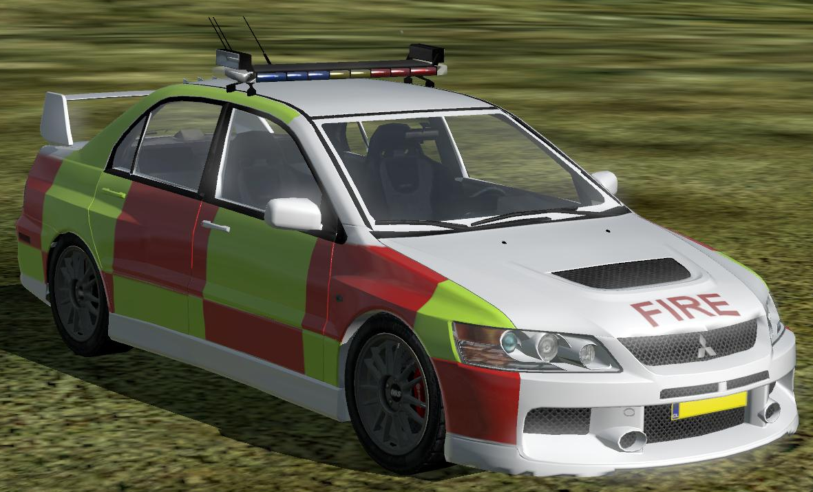 Lancer EVO IX Fire Department (UK) | City Life RPG Wiki | Fandom