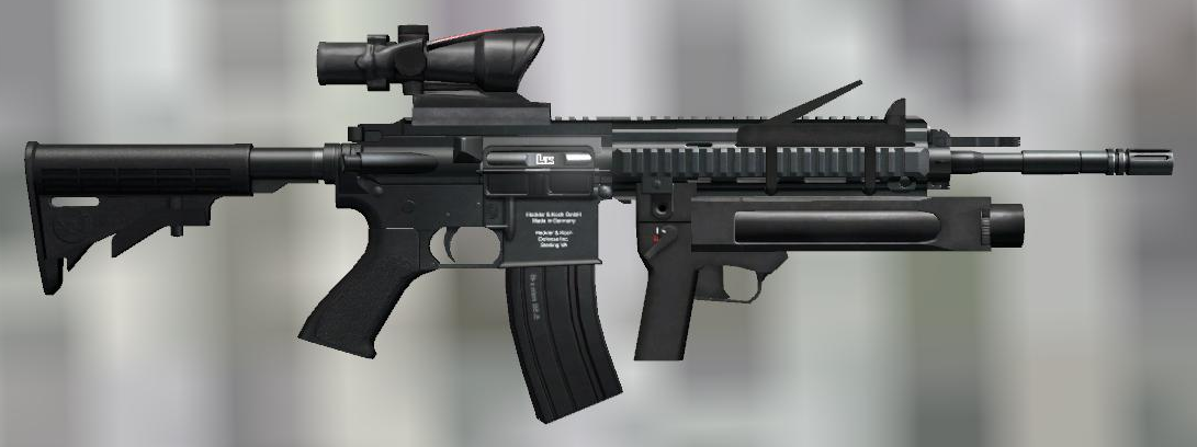 HK416 Acog AG36 | City Life RPG Wiki | Fandom