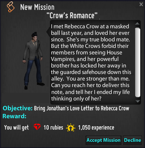 Crow's Romance p1 mission