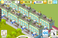 A row of factories