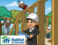Help CityVille and Habitat for Humanity raise money to build houses for those in need! 100% of proceeds benefit Habitat for Humanity. Learn more at www.habitat.org