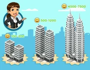 Skyscrapers in the Store! You can now buy more than one skyscraper residence from the store!