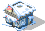 Bakery with snow top