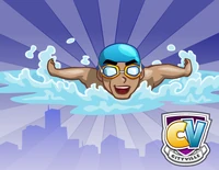 Announce swimming