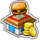 Collect burger joint icon