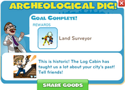 Land surveyor reward