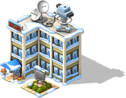 Television Tower with snow top.