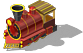 Cargo and goods train engine