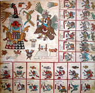 Ацтекский рисунок (Бурбонский кодекс)