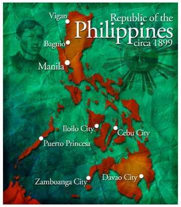 republic of the philippines map