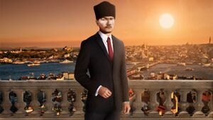 Ataturk Leader Scene