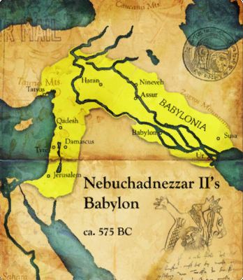 map of babylon during nebuchadnezzar