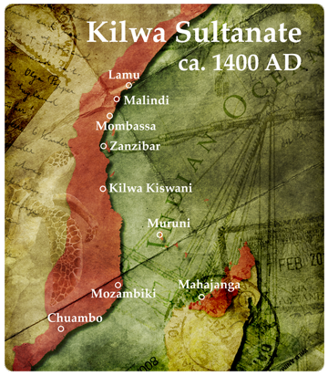 kilwa map