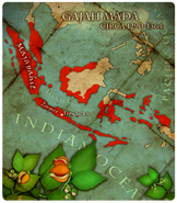 Map of Indonesian Empire