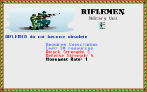 Civilopedia - Riflemen 2 (Civ1)