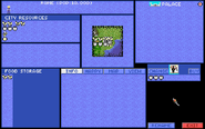 City display in the DOS version.