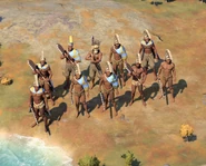 Leiomano in-game (Civ7).png (802 KB) Leiomano in-game, Hawaii's unique military unit
