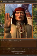 Mangas Coloradas, chief of the Apache as he appears in the 2008 remake.
