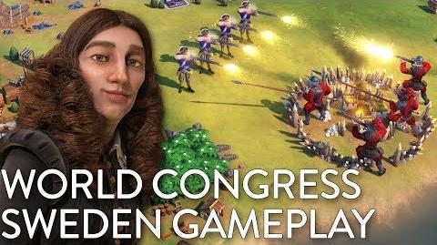 Civilization VI- Gathering Storm - Sweden Gameplay + World Congress (Dev Livestream)