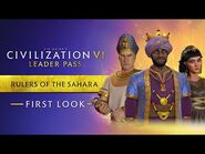 First Look- Rulers of the Sahara - Civilization VI- Leader Pass