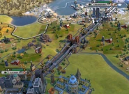 The Panama Canal, as seen in-game